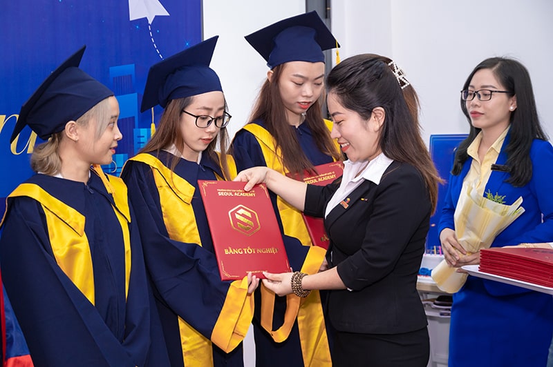 Học viên được cấp chứng chỉ trực thuộc Sở Lao động, Thương binh và Xã hội khi có đầy đủ điều kiện tốt nghiệp