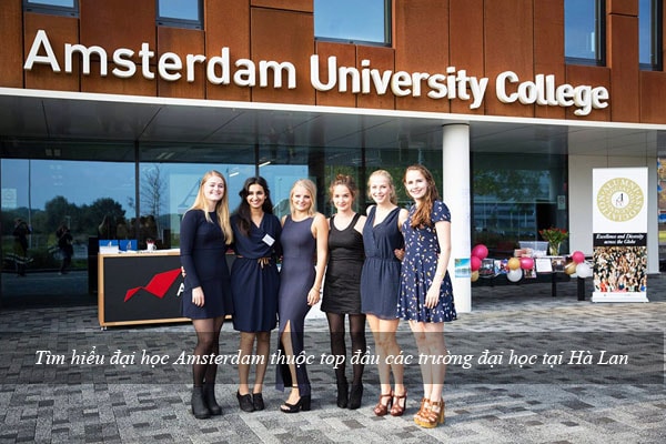 trường đại học Amsterdam, Hà Lan không có nhiều khuôn viên nhưng vẫn đảm bảo điều kiện tốt nhất cho sinh viên