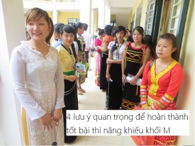 4 lưu ý quan trọng để hoàn thành tốt bài thi năng khiếu khối M